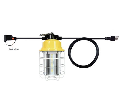 HA13 60W Linkable LED Work Light—front view with linkable connector