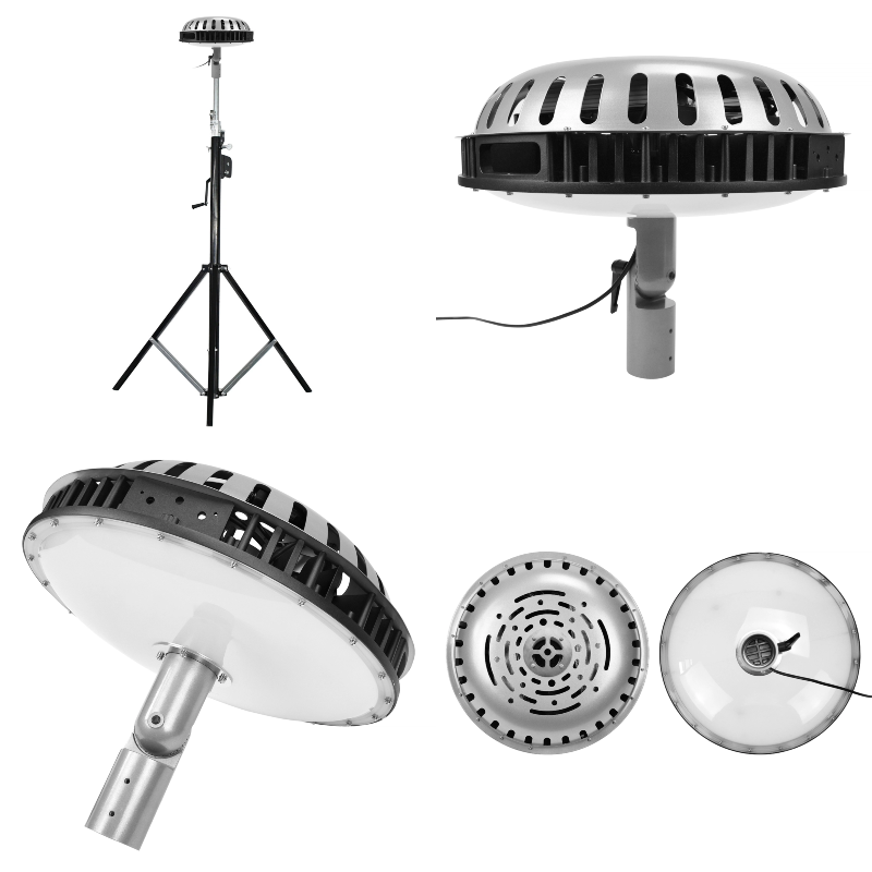 YouLumi YL-MD450-M 450W Mobile LED Disk Light Multi-Angle View